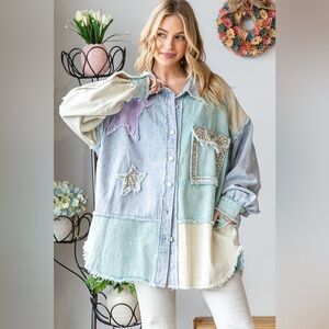 Oli & Hali Washed Peace Jacket